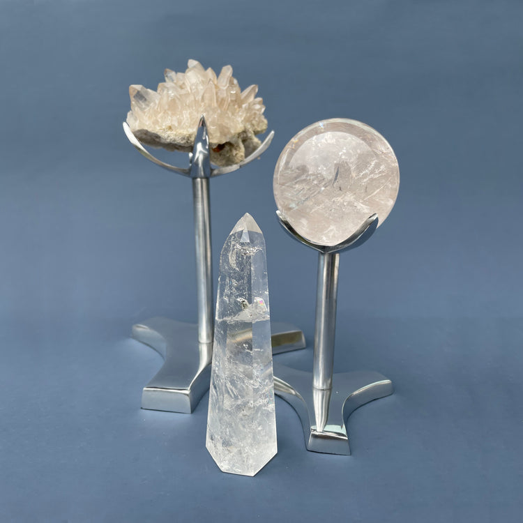Clear Quartz Tower with Natural Rainbows #2