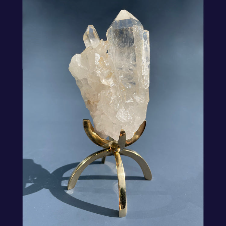 Starbrary Clear Quartz Cluster with Rainbows #1