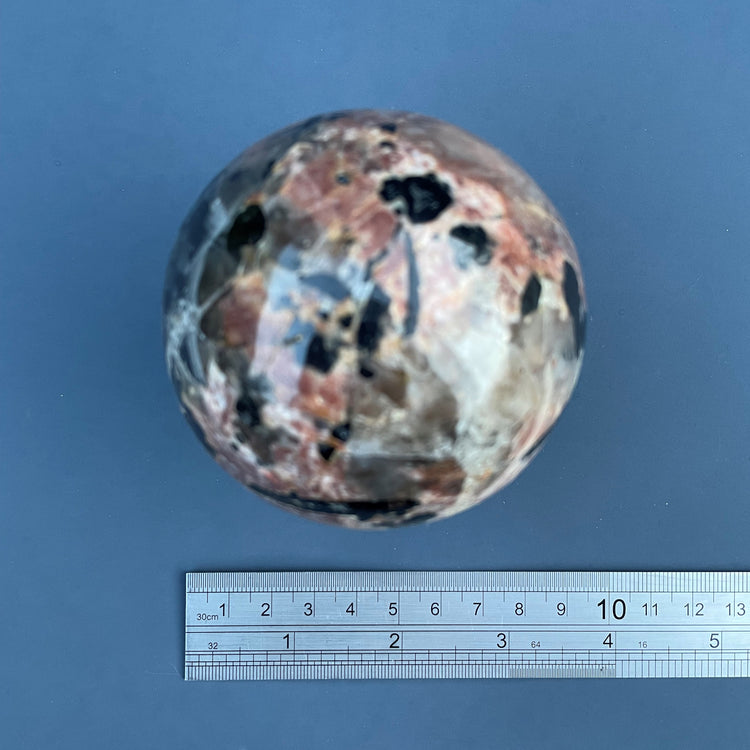 Black Tourmaline in Feldspar Sphere #2