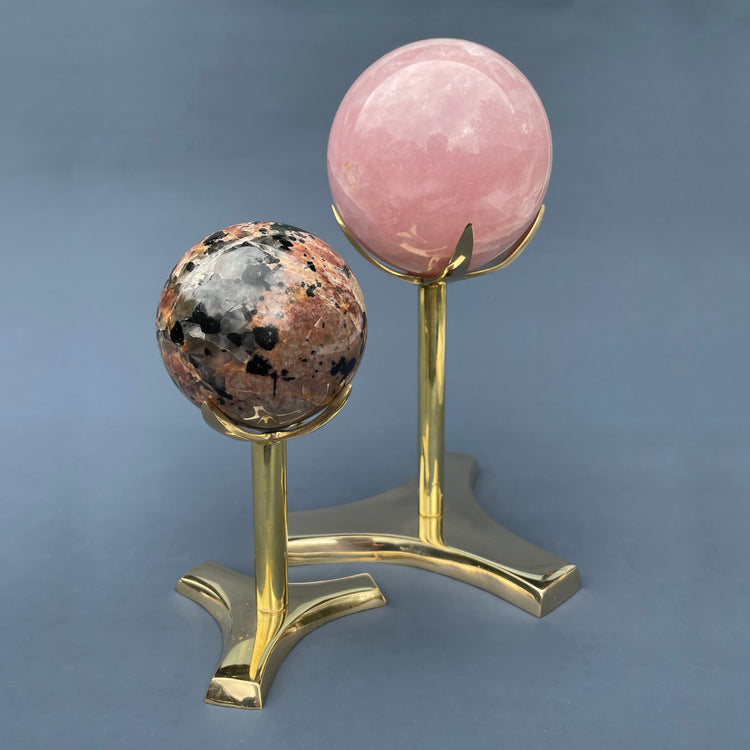 Gold Crystal Display Stand