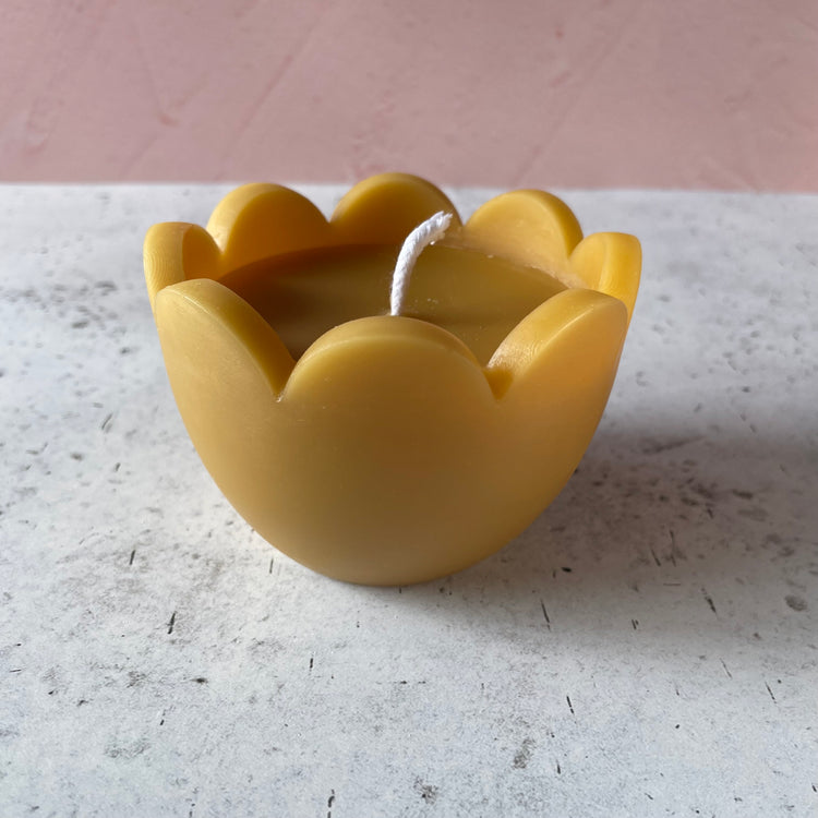Tulip Candle Mustard Candle