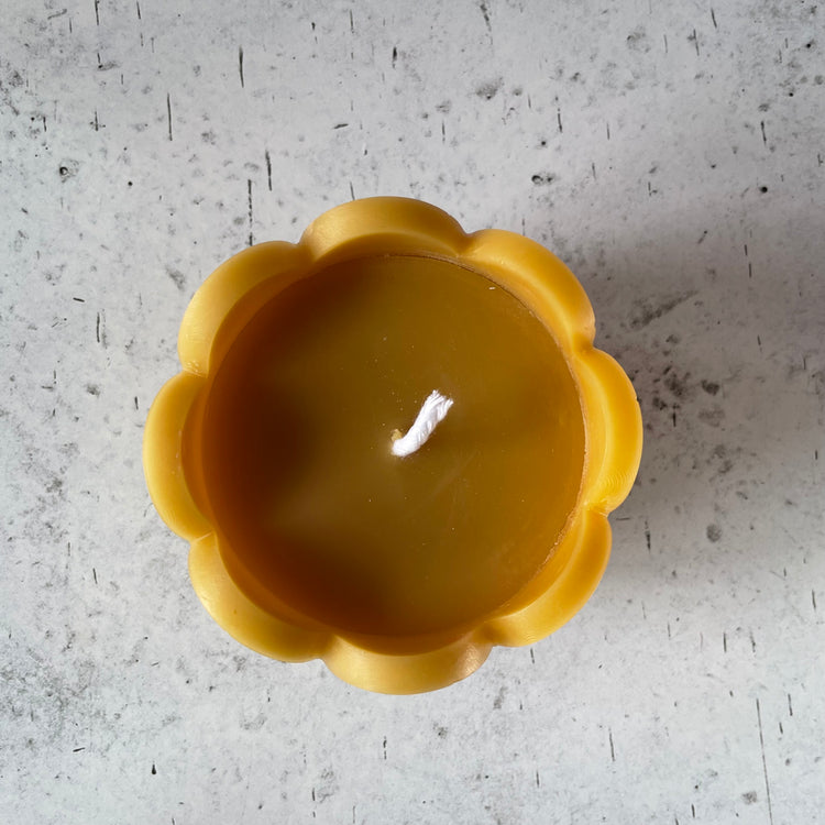 Tulip Candle Mustard Candle