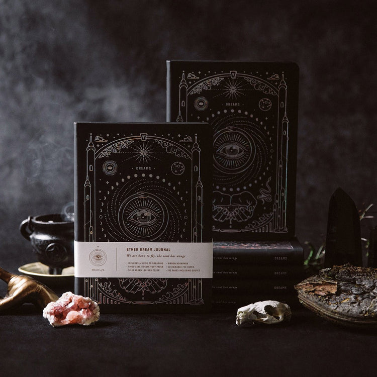 MOI Ether Dream Journal – Black / Silver Holo