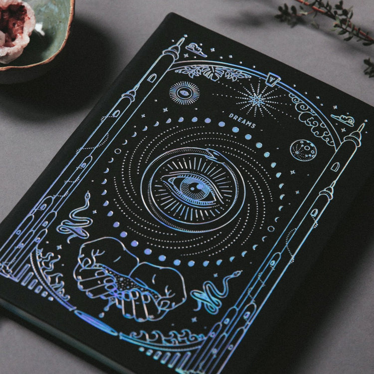 MOI Ether Dream Journal – Black / Silver Holo