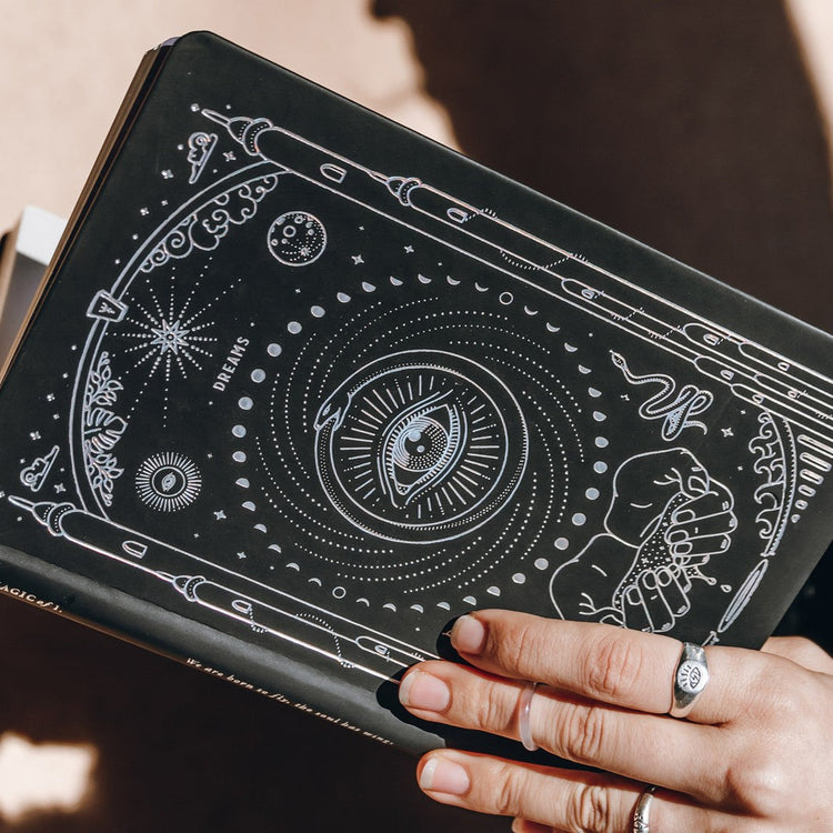 MOI Ether Dream Journal – Black / Silver Holo