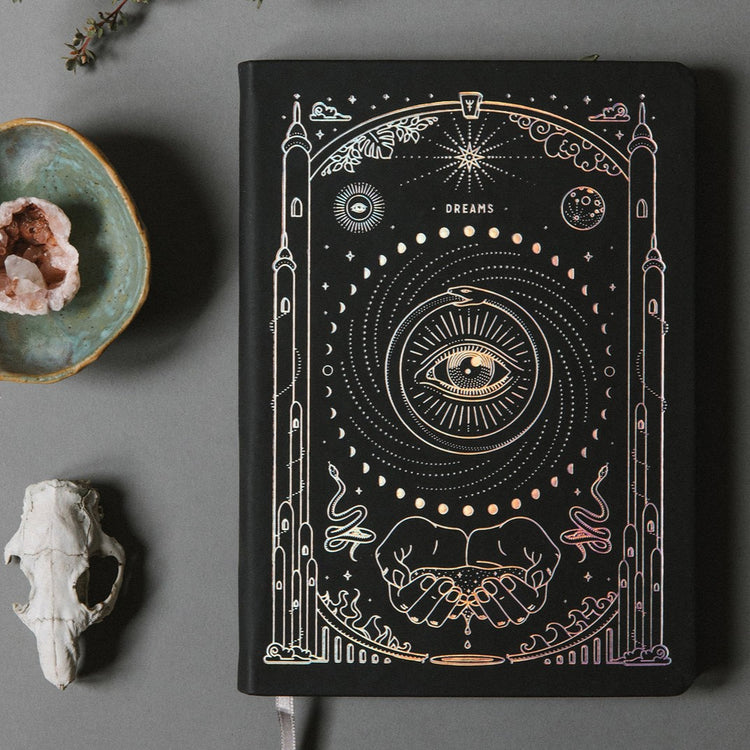 MOI Ether Dream Journal – Black / Silver Holo