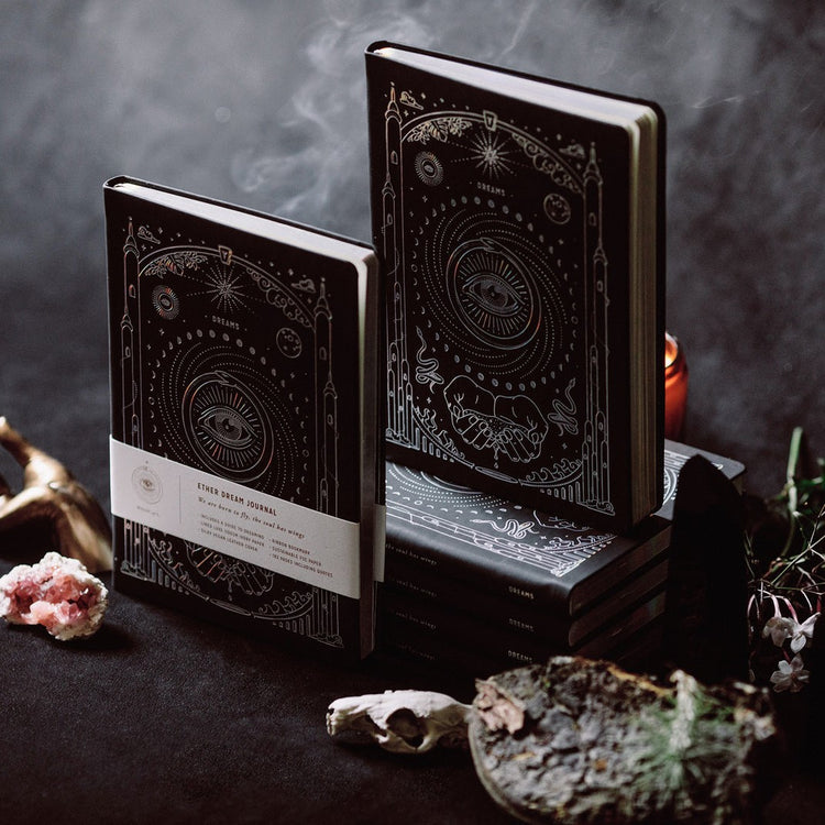 MOI Ether Dream Journal – Black / Silver Holo