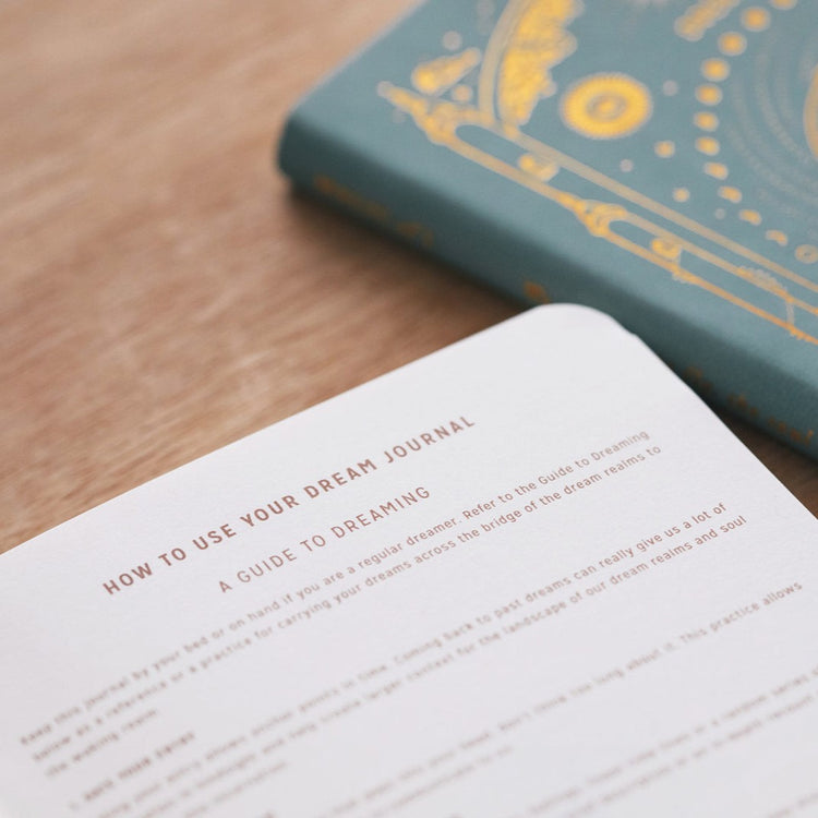 MOI Ether Dream Journal – Teal / Gold Holo