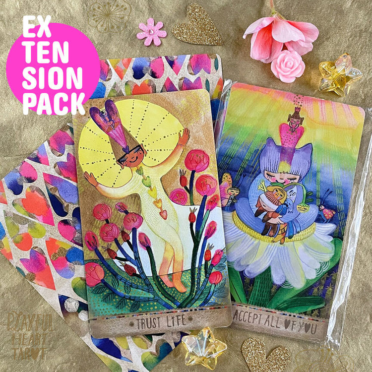 Playful Heart Tarot Seven Card Extension Pack