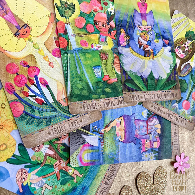 Playful Heart Tarot Seven Card Extension Pack