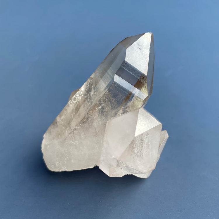 Lemurian Seed Starbrary Smoky Quartz Cluster with Rainbow #2