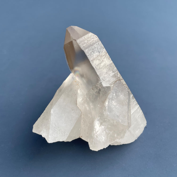 Lemurian Seed Starbrary Smoky Quartz Cluster with Rainbow #2