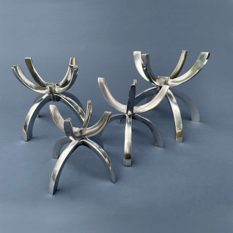 Silver Crystal Claw Stand