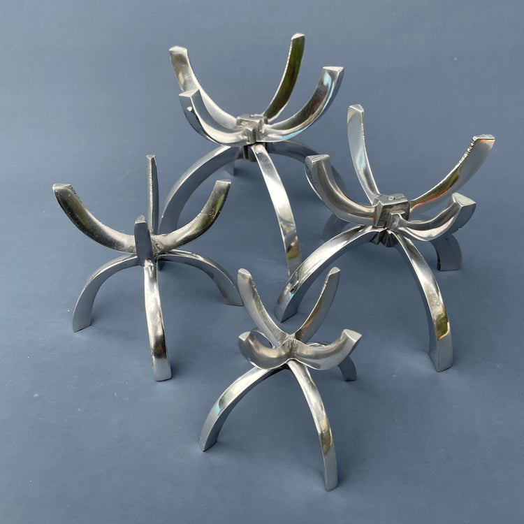 Silver Crystal Claw Stand