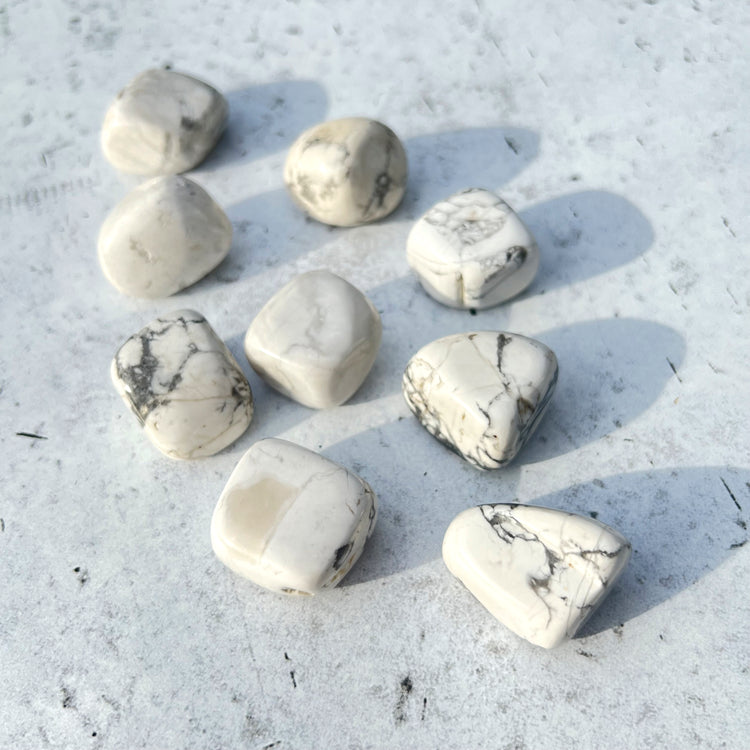 Howlite Tumbled Stones