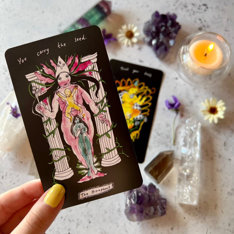 Outgrow Yourself Oracle and Tarot