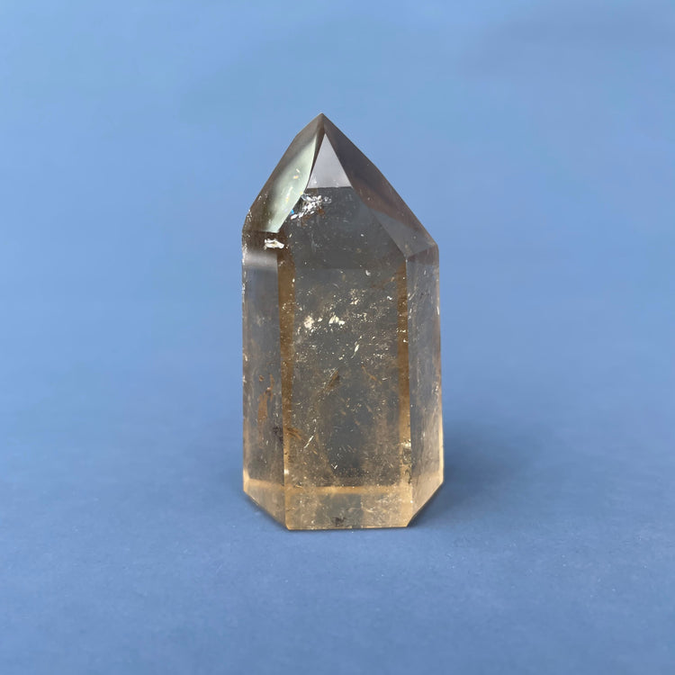Grade A Natural Citrine Tower with Rainbows #4