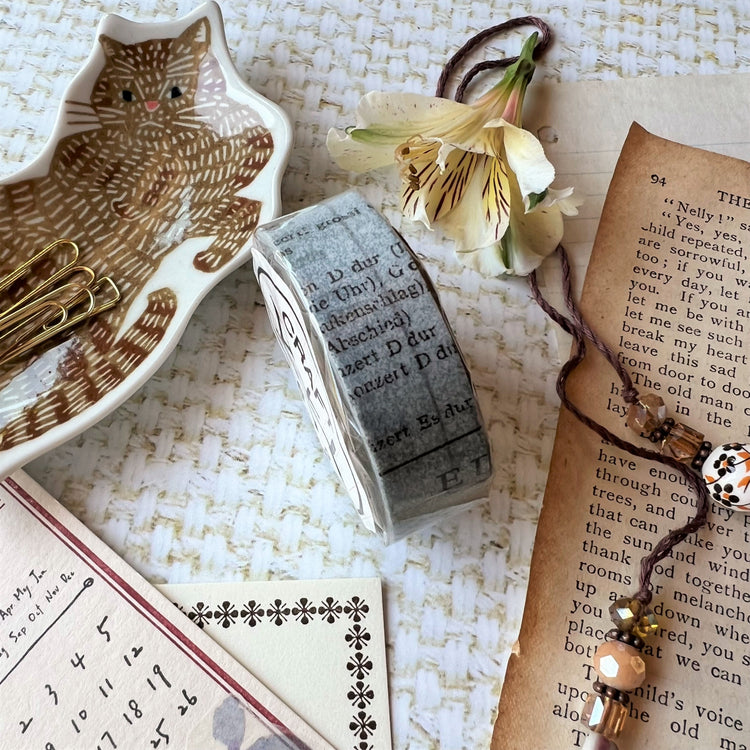 Old Book 15 mm Masking Tapes