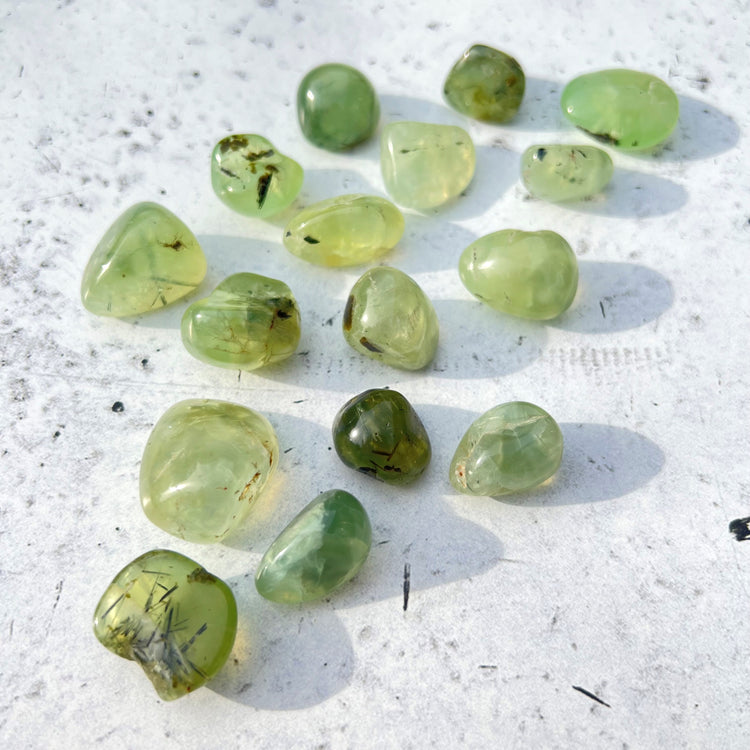 Prehnite Tumbled Stones