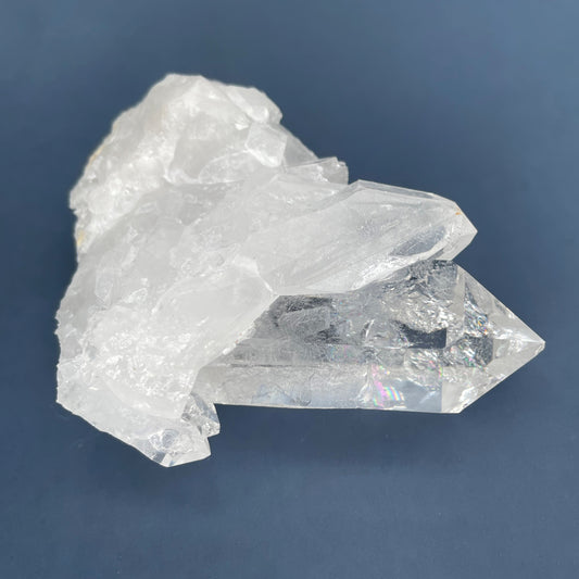 Starbrary Clear Quartz Cluster with Rainbows #4