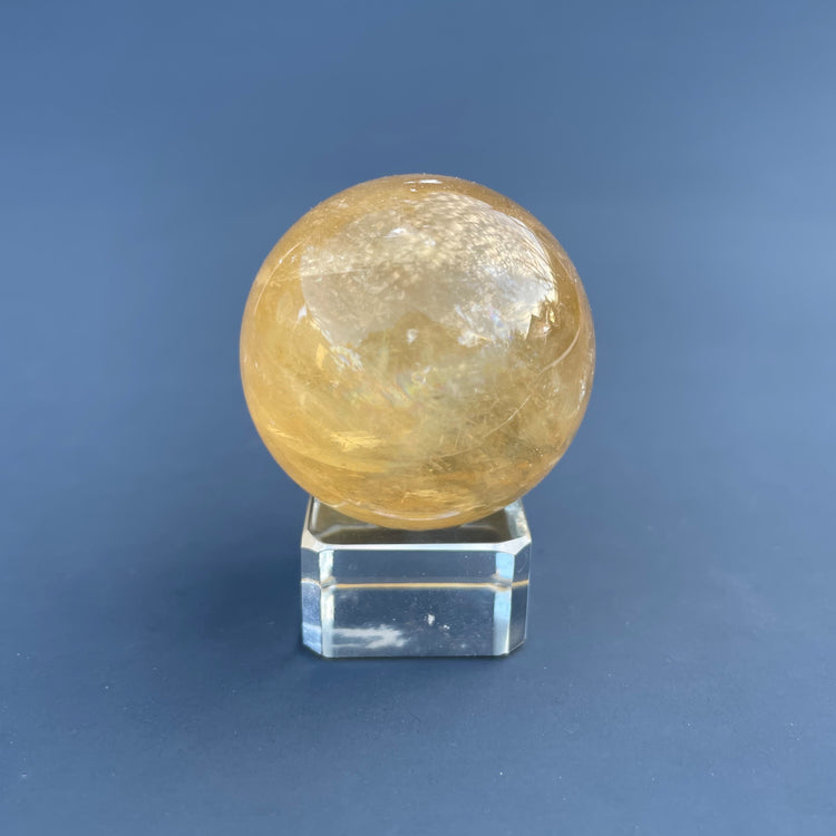 Honey Calcite Sphere #1