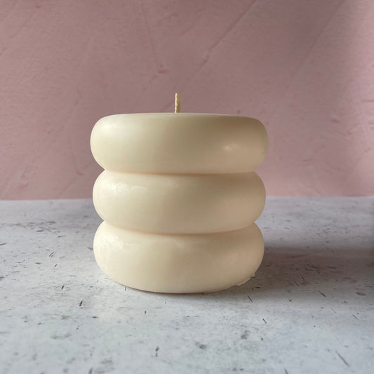 Rolly Polly Off White Candle