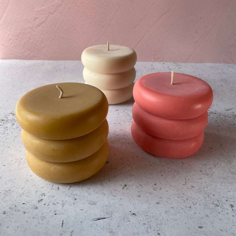 Rolly Polly Off White Candle