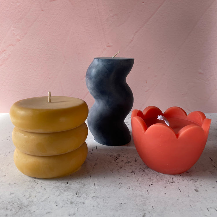 Tulip Candle Peach Candle