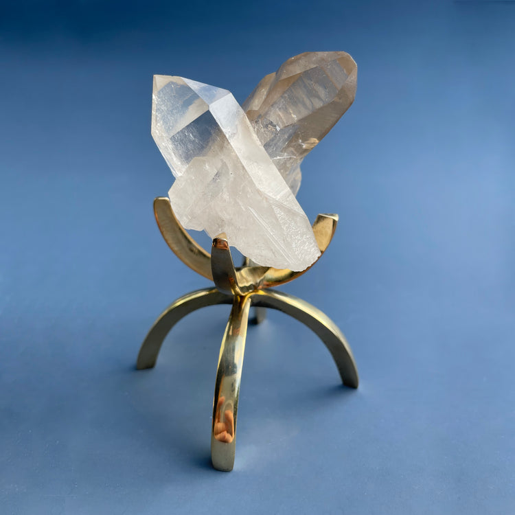 Gold Crystal Claw Stand