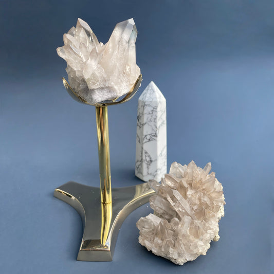 Gold Crystal Display Stand