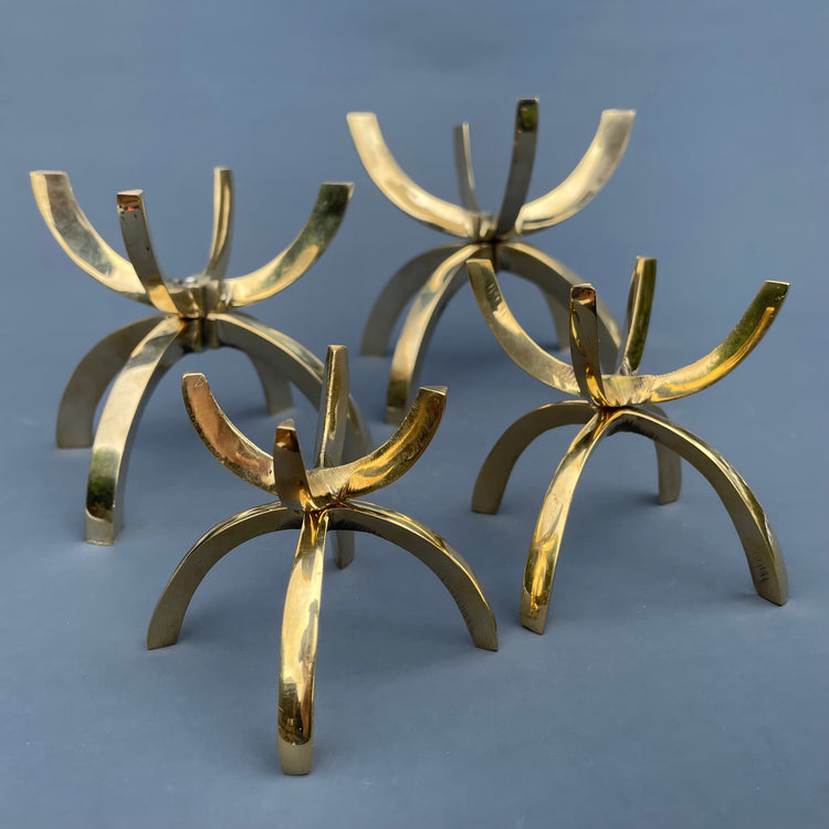 Gold Crystal Claw Stand